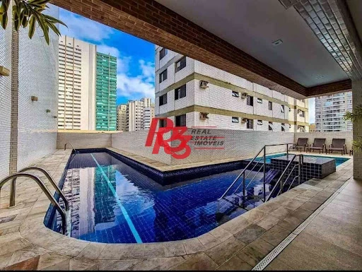 Apartamento com 2 dormitórios à venda, 84 m² por R$ 885.000,00 - Boqueirão - Santos/SP