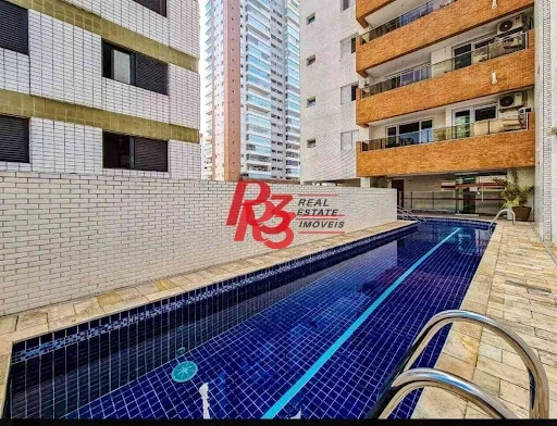 Apartamento com 2 dormitórios à venda, 84 m² por R$ 885.000,00 - Boqueirão - Santos/SP