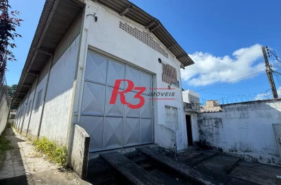 Galpão para alugar, 347 m² por R$ 11.750,00/mês - Parque Bitaru - São Vicente/SP