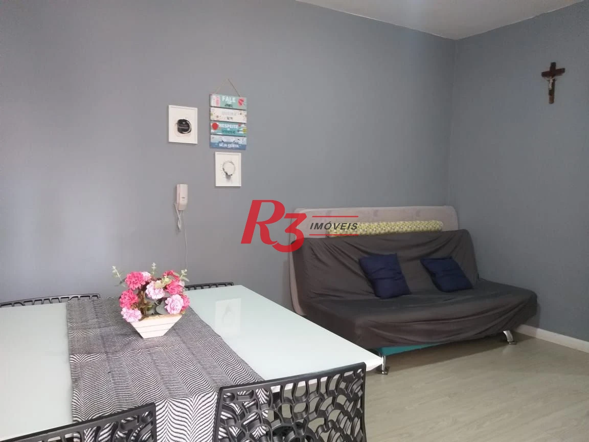 Apartamento com 2 dormitórios à venda, 57 m² por R$ 450.000,00 - Boqueirão - Santos/SP