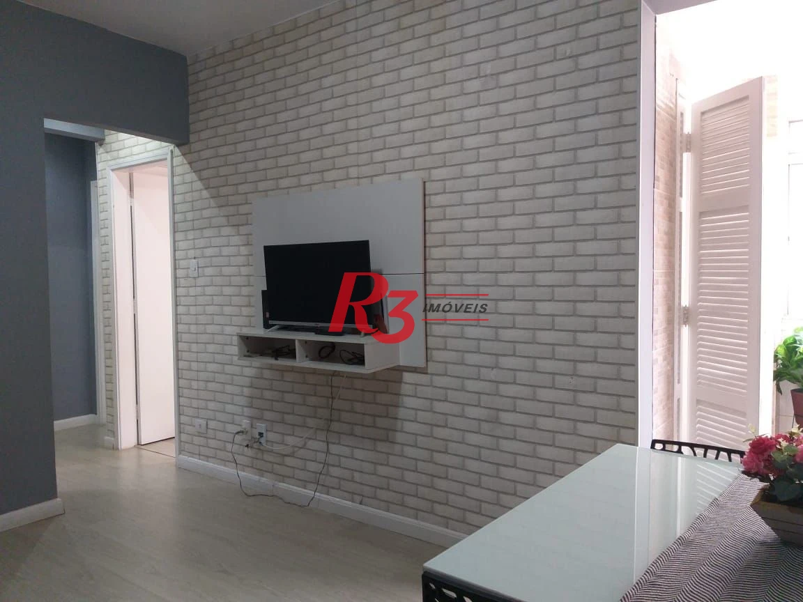 Apartamento com 2 dormitórios à venda, 57 m² por R$ 450.000,00 - Boqueirão - Santos/SP