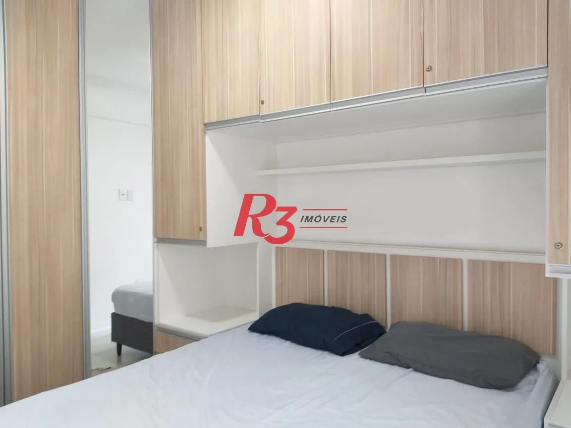 Apartamento com 2 dormitórios à venda, 57 m² por R$ 450.000,00 - Boqueirão - Santos/SP