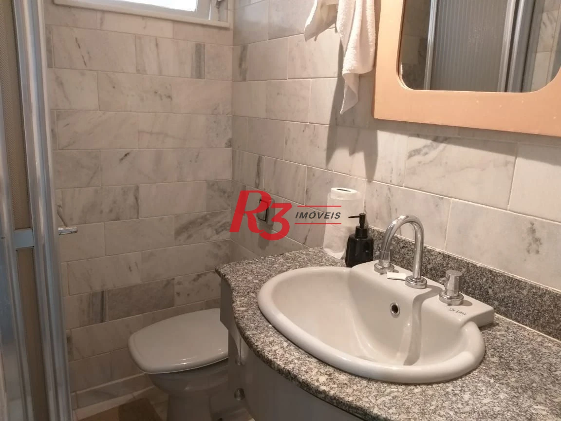 Apartamento com 2 dormitórios à venda, 57 m² por R$ 450.000,00 - Boqueirão - Santos/SP