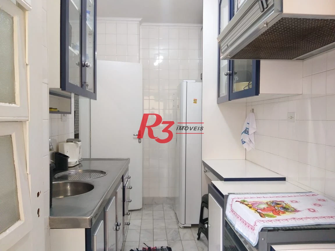Apartamento com 2 dormitórios à venda, 57 m² por R$ 450.000,00 - Boqueirão - Santos/SP