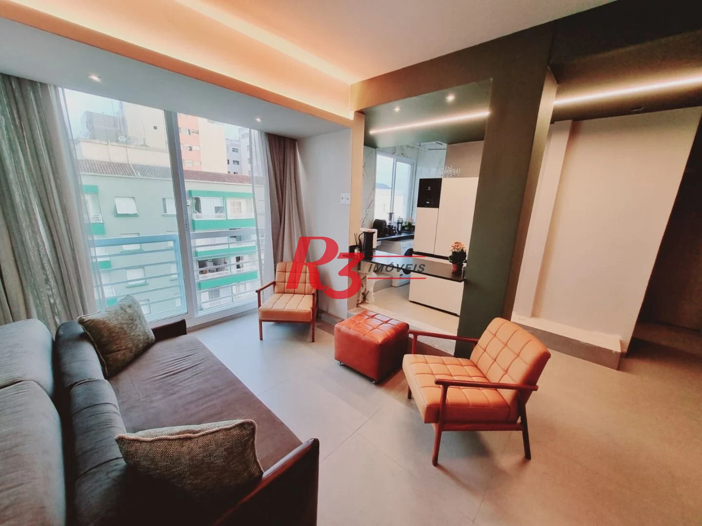 Apartamento à venda, 48 m² por R$ 450.000,00 - Embaré - Santos/SP