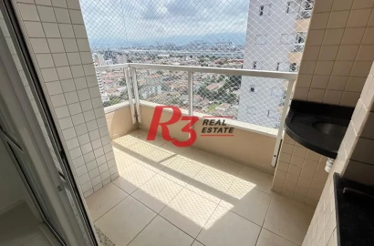 Apartamento com 3 dormitórios para alugar, 77 m² por R$ 4.000,00/mês - Ponta da Praia - Santos/SP