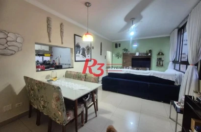 Apartamento no Gonzaga - 4 quartos - Quadra da praia