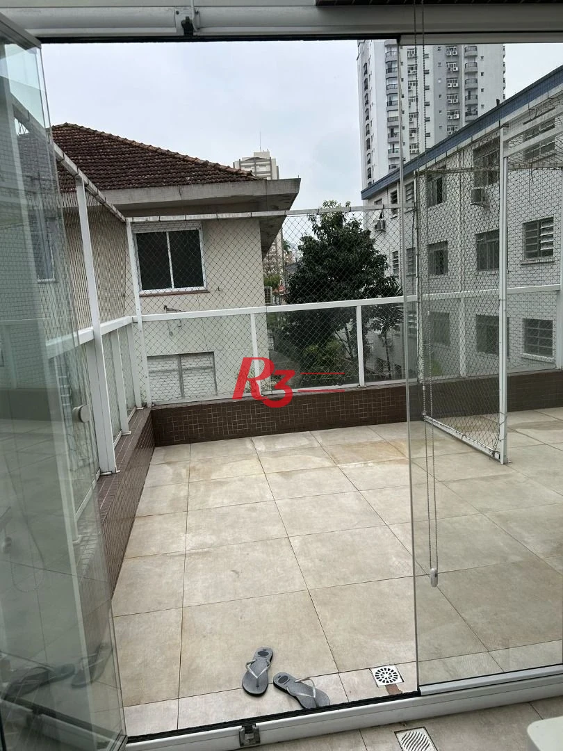 Apartamento Garden  com 2 dormitórios à venda, 111 m² por R$ 950.000 - Gonzaga - Santos/SP