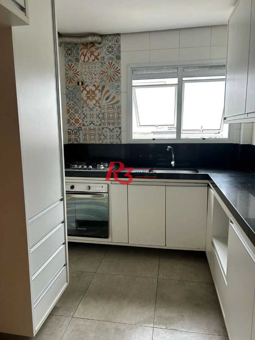 Apartamento Garden  com 2 dormitórios à venda, 111 m² por R$ 950.000 - Gonzaga - Santos/SP