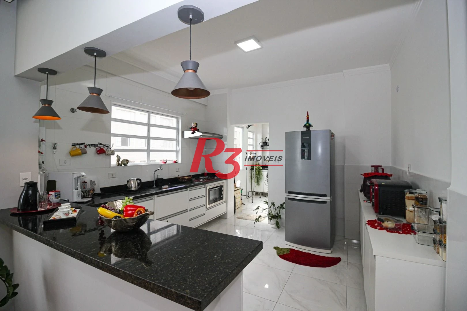 Apartamento com 3 dormitórios para alugar, 138 m² por R$ 8.500,02/mês - Gonzaga - Santos/SP