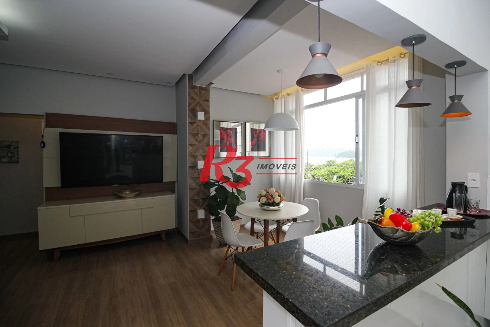 Apartamento com 3 dormitórios para alugar, 138 m² por R$ 8.500,02/mês - Gonzaga - Santos/SP