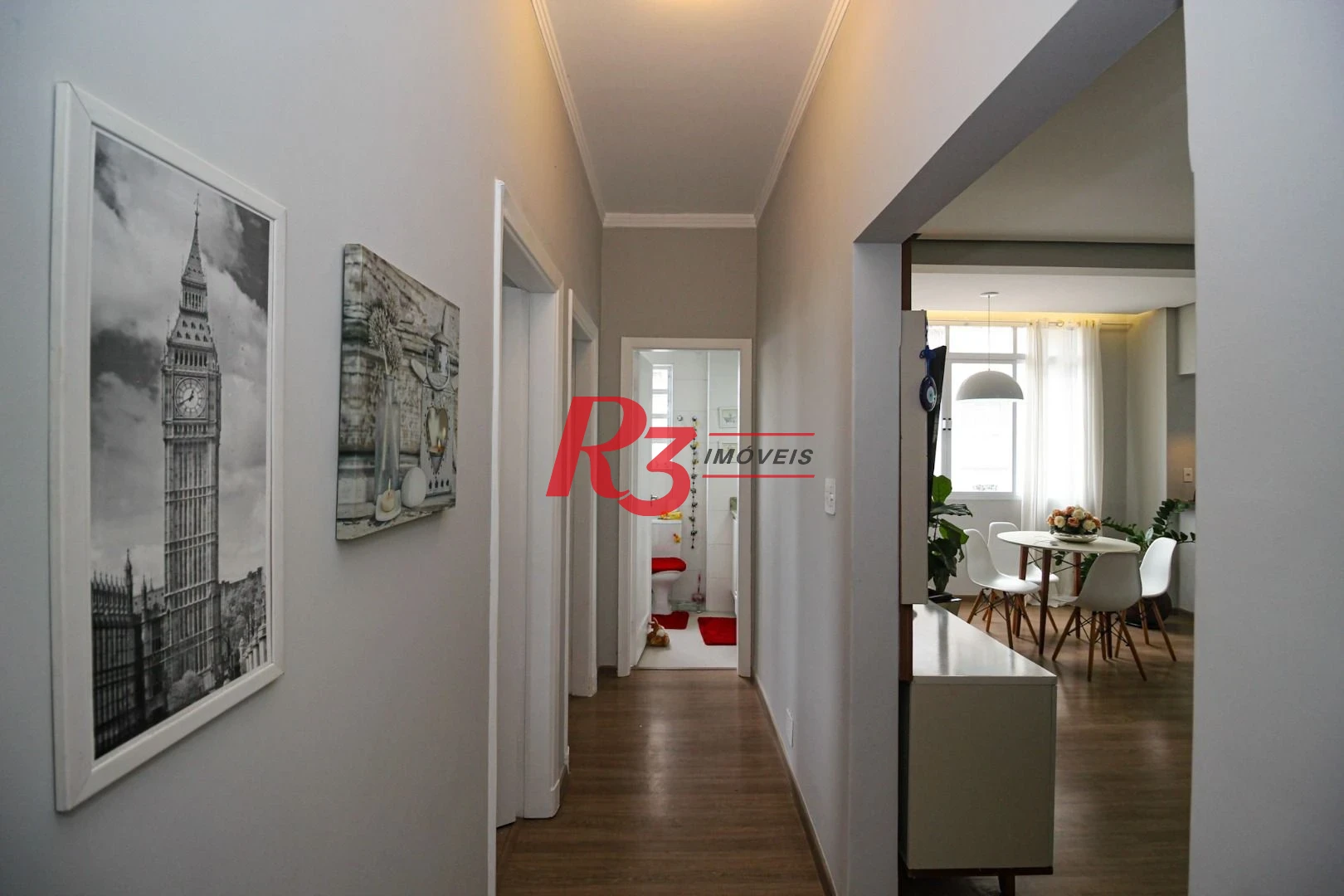 Apartamento com 3 dormitórios para alugar, 138 m² por R$ 8.500,02/mês - Gonzaga - Santos/SP