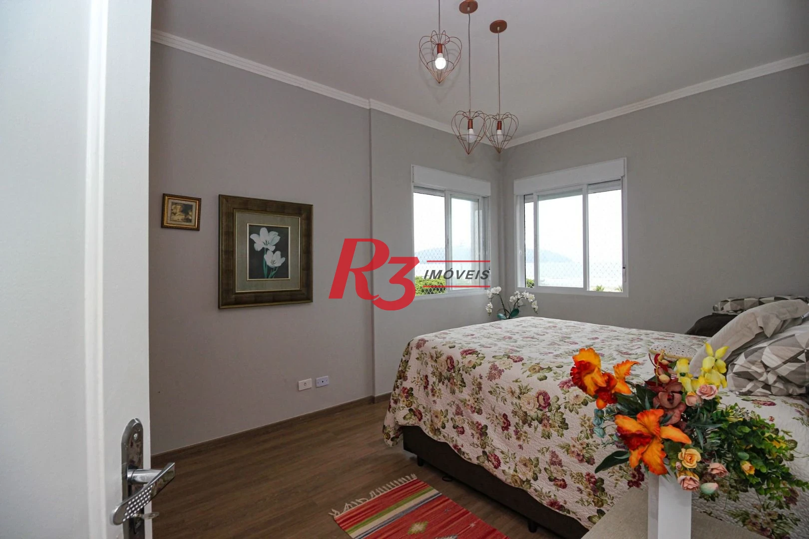 Apartamento com 3 dormitórios para alugar, 138 m² por R$ 8.500,02/mês - Gonzaga - Santos/SP