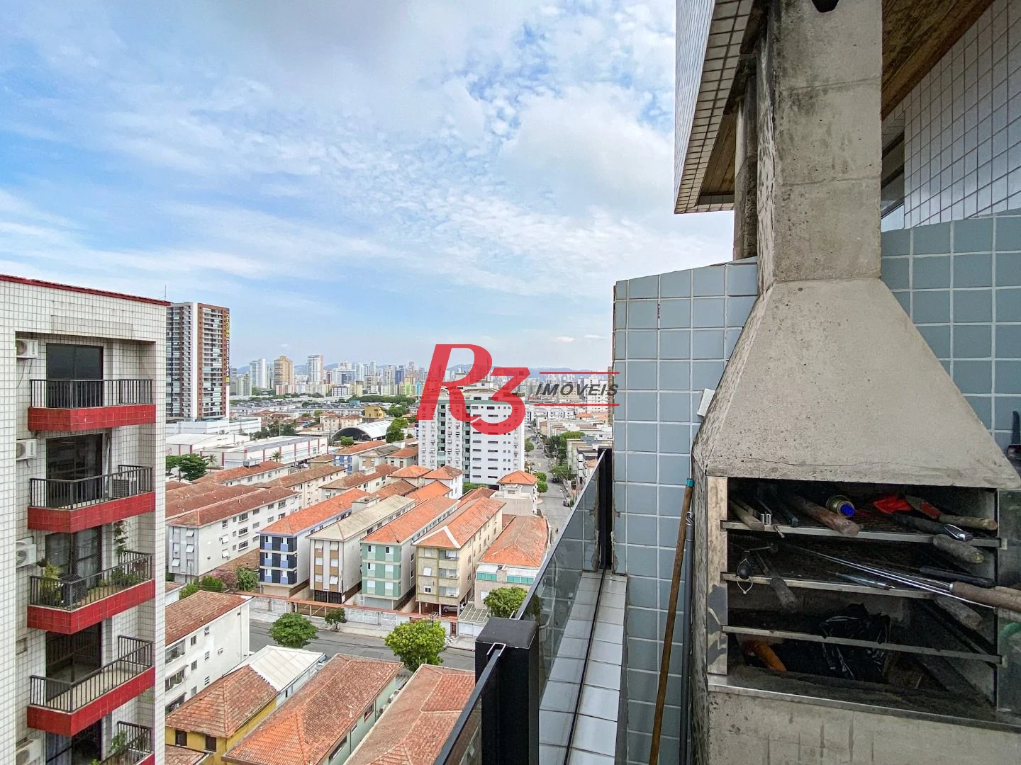 Cobertura Triplex com 3 dormitórios à venda, 300 m² por R$ 1.750.000 - Aparecida - Santos/SP