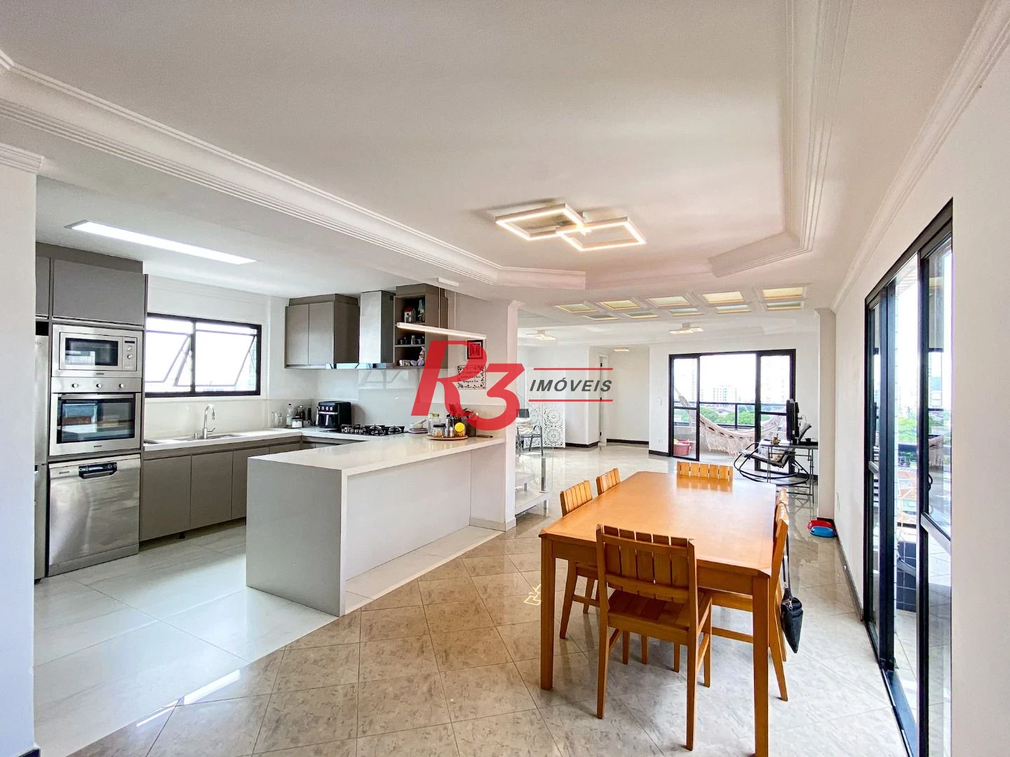 Cobertura Triplex com 3 dormitórios à venda, 300 m² por R$ 1.750.000 - Aparecida - Santos/SP