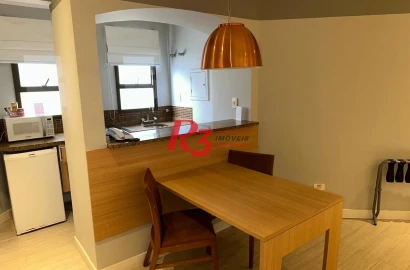 Flat com localização privilegiada em Santos