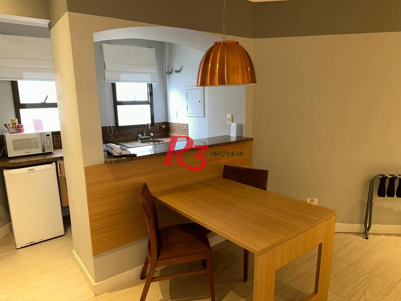 Flat com localização privilegiada em Santos