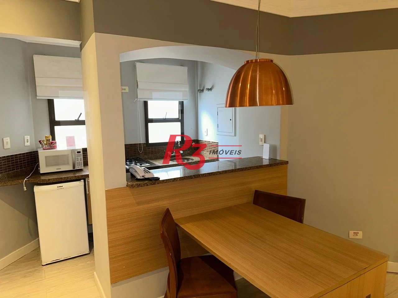 Flat com localização privilegiada em Santos