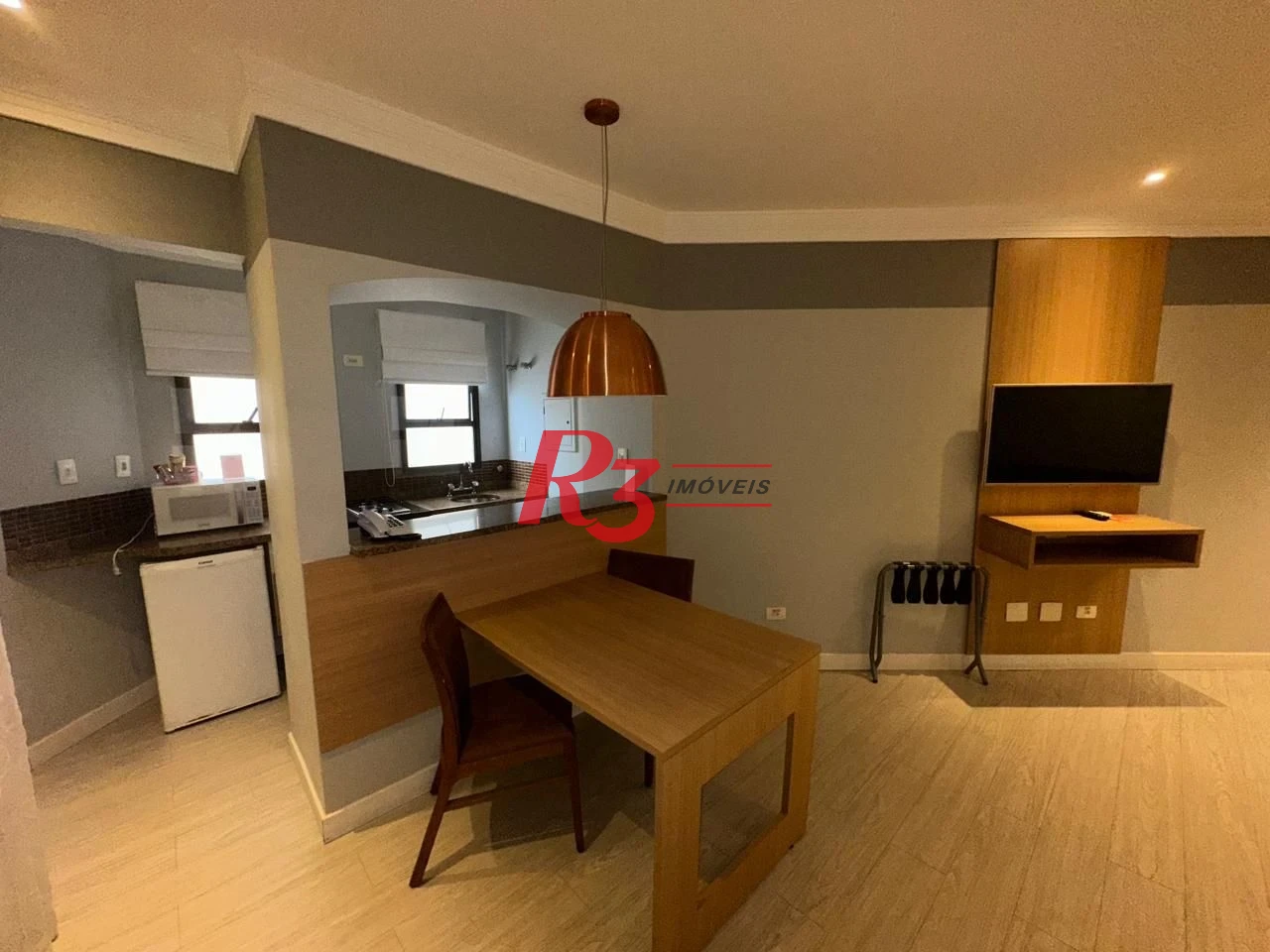 Flat com localização privilegiada em Santos