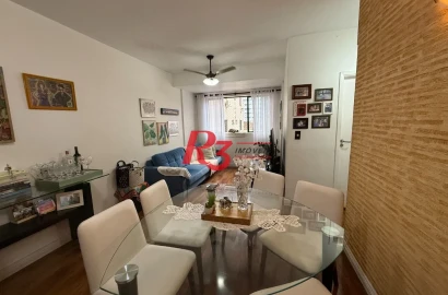 Apartamento à venda, 84 m² por R$ 485.000,00 - Marapé - Santos/SP