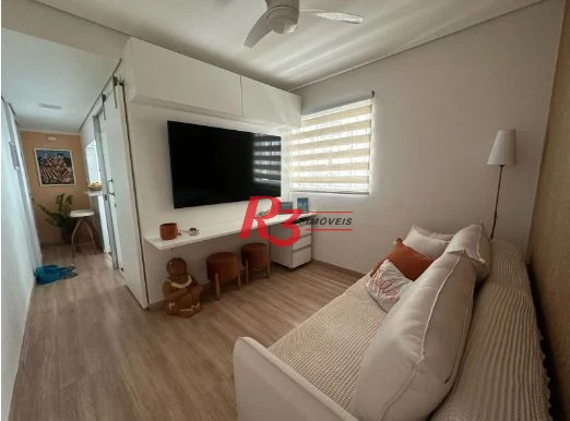 Apartamento com 1 dormitório à venda, 34 m² por R$ 395.000,00 - Ponta da Praia - Santos/SP