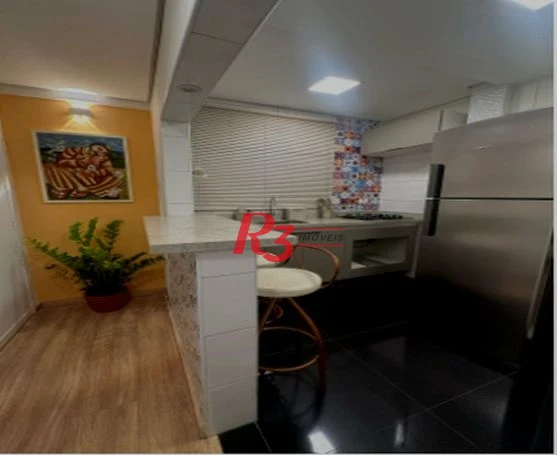 Apartamento com 1 dormitório à venda, 34 m² por R$ 395.000,00 - Ponta da Praia - Santos/SP