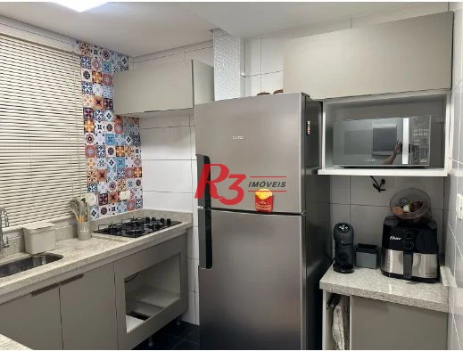 Apartamento com 1 dormitório à venda, 34 m² por R$ 395.000,00 - Ponta da Praia - Santos/SP