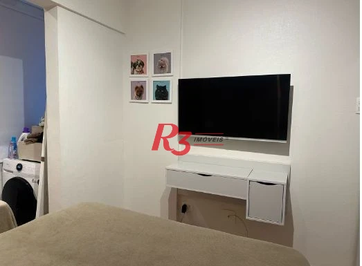 Apartamento com 1 dormitório à venda, 34 m² por R$ 395.000,00 - Ponta da Praia - Santos/SP