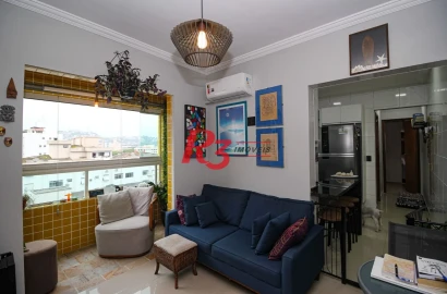 Apartamento à venda, 65 m² por R$ 425.000,00 - Campo Grande - Santos/SP