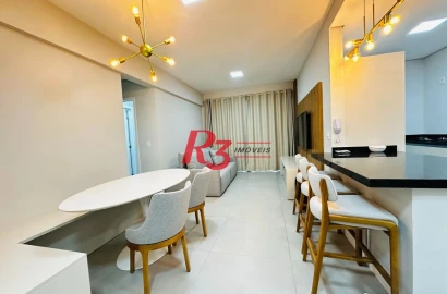 Apartamento à venda, 85 m² por R$ 1.650.000,00 - Embaré - Santos/SP
