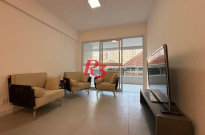 Apartamento com 2 dormitórios à venda, 85 m² por R$ 1.800.000,00 - Embaré - Santos/SP