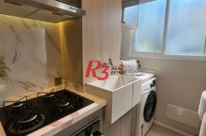 Apartamento com 2 dormitórios à venda, 42 m² por R$ 337.000,00 - Jabaquara - Santos/SP