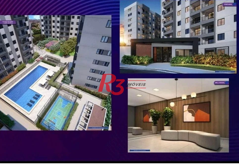 Apartamento à venda, 42 m² por R$ 337.000,00 - Jabaquara - Santos/SP