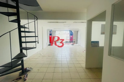 Loja para alugar, 190 m² por R$ 8.000,00/mês - Centro - Santos/SP