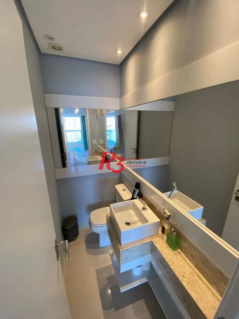 Apartamento à venda, 98 m² por R$ 1.330.000,00 - Gonzaga - Santos/SP