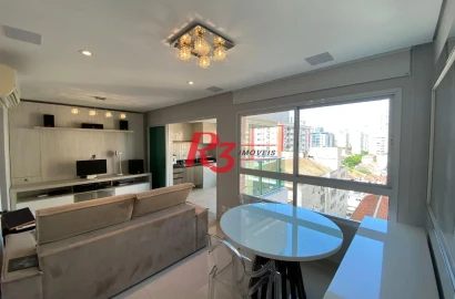 Apartamento à venda, 98 m² por R$ 1.330.000,00 - Gonzaga - Santos/SP