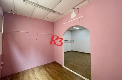 Sala para alugar, 30 m² por R$ 2.500,00/mês - Gonzaga - Santos/SP