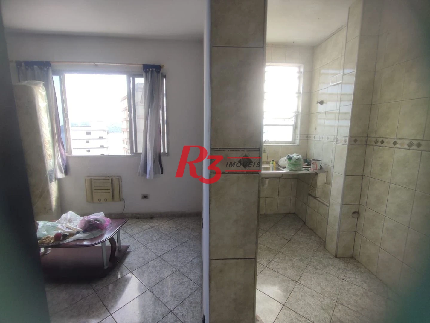 Kitnet com 1 dormitório à venda, 38 m² por R$ 220.000,00 - Boa Vista - São Vicente/SP