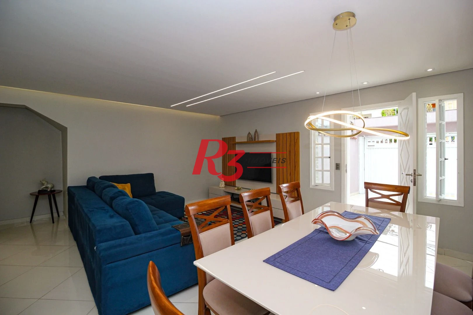 Casa com 3 dormitórios c 3 suites, Piscina  à venda, 141 m² por R$ 1.340.000 - Marapé - Santos/SP