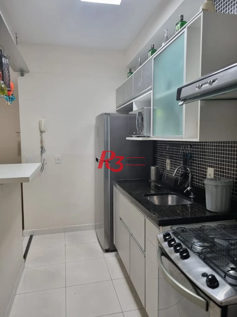 Apartamento com 2 dormitórios para alugar, 64 m² por R$ 4.980,00/mês - Marapé - Santos/SP