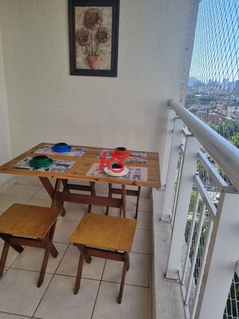 Apartamento com 2 dormitórios para alugar, 64 m² por R$ 4.980,00/mês - Marapé - Santos/SP