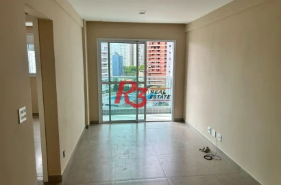 Apartamento com 2 dormitórios, 65 m² - venda por R$ 624.000,00 ou aluguel por R$ 5.400,00/mês - Marapé - Santos/SP