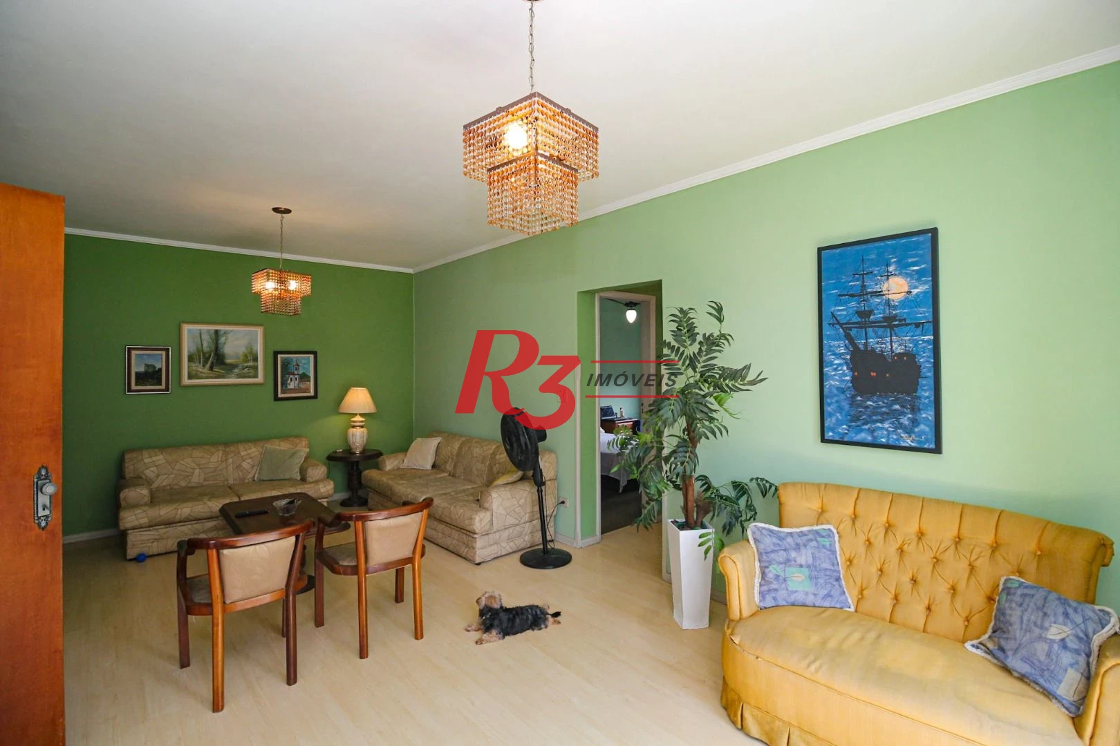 Apartamento para alugar, 137 m² por R$ 5.500,00/mês - Ponta da Praia - Santos/SP