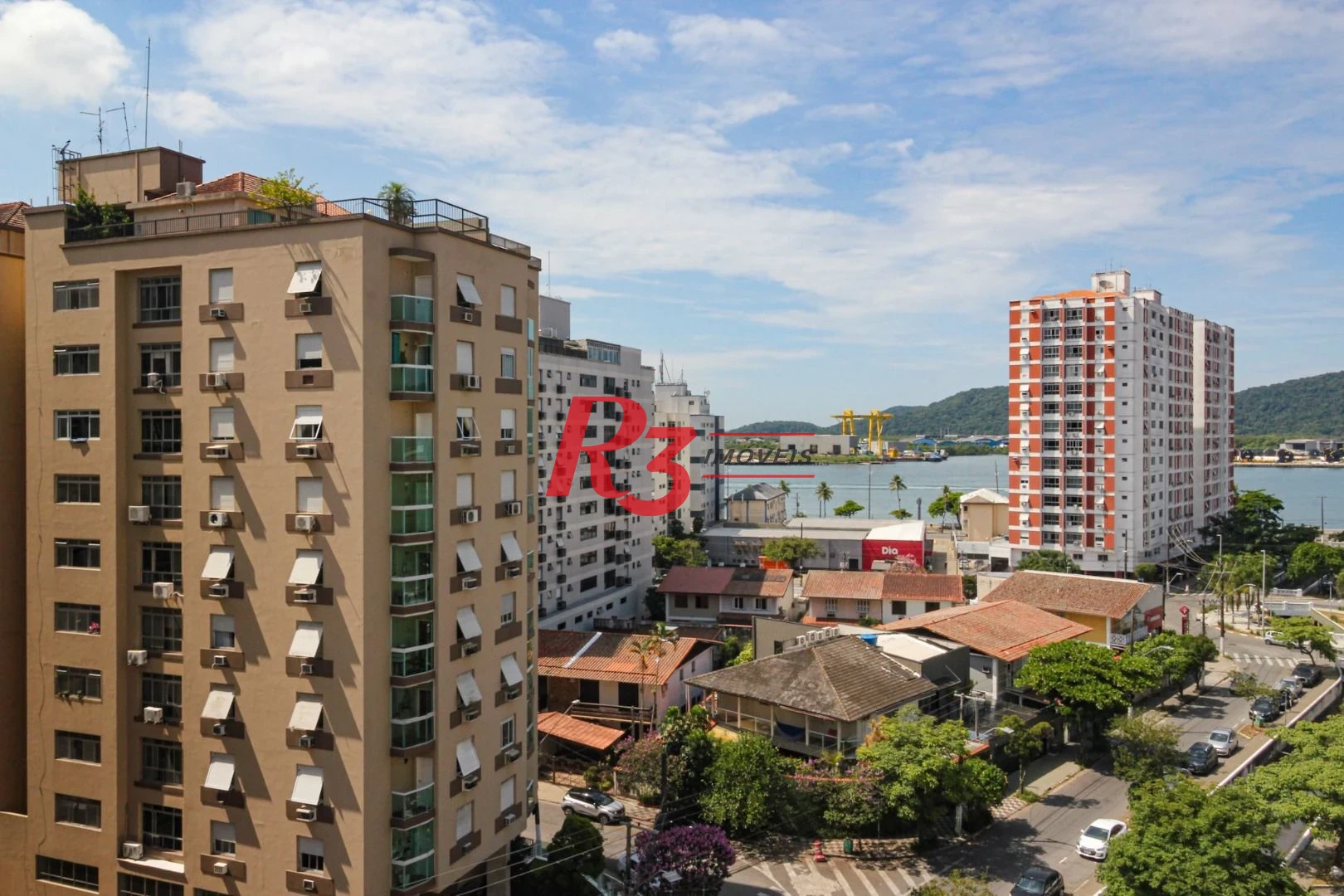 Apartamento para alugar, 137 m² por R$ 5.500,00/mês - Ponta da Praia - Santos/SP