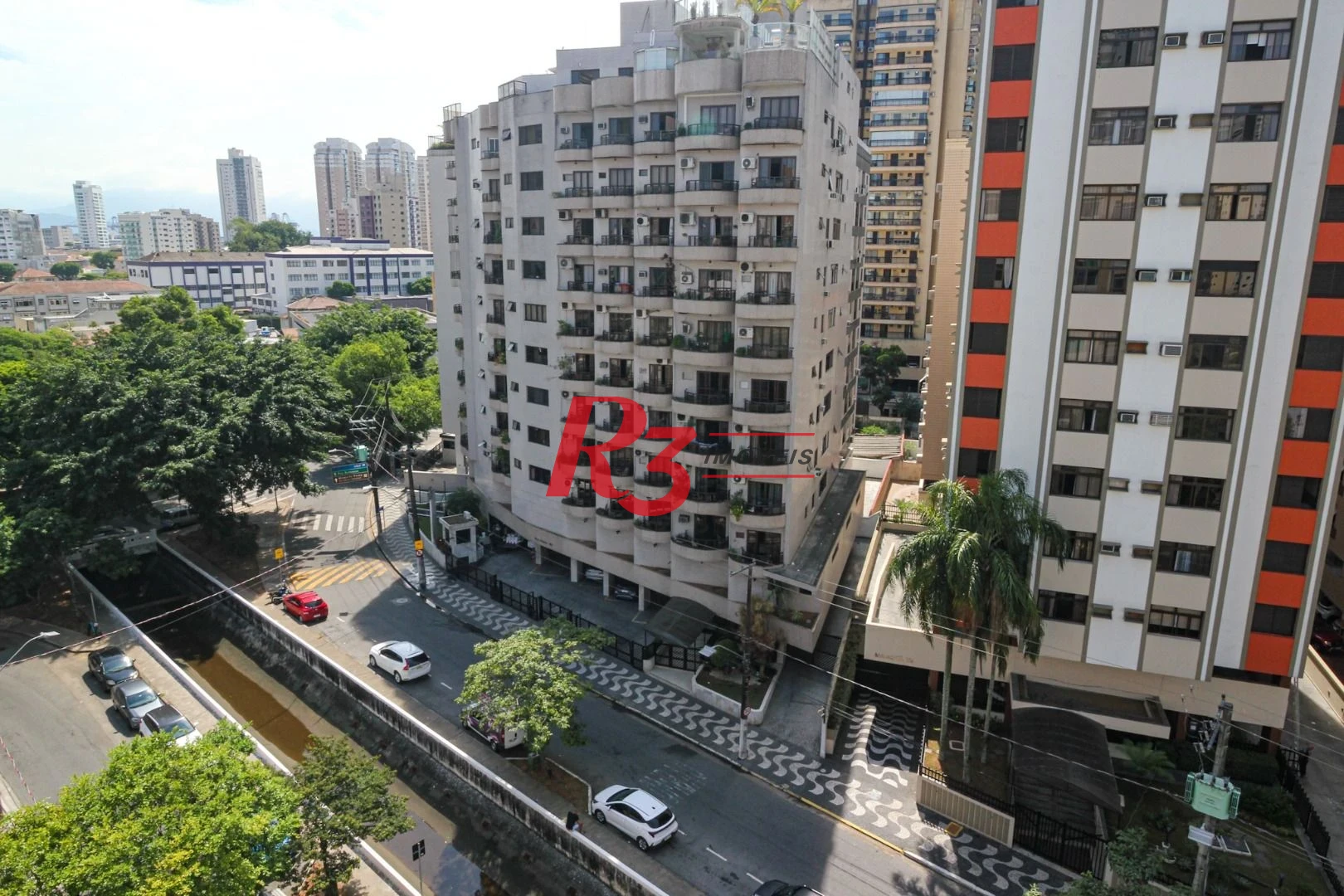 Apartamento para alugar, 137 m² por R$ 5.500,00/mês - Ponta da Praia - Santos/SP