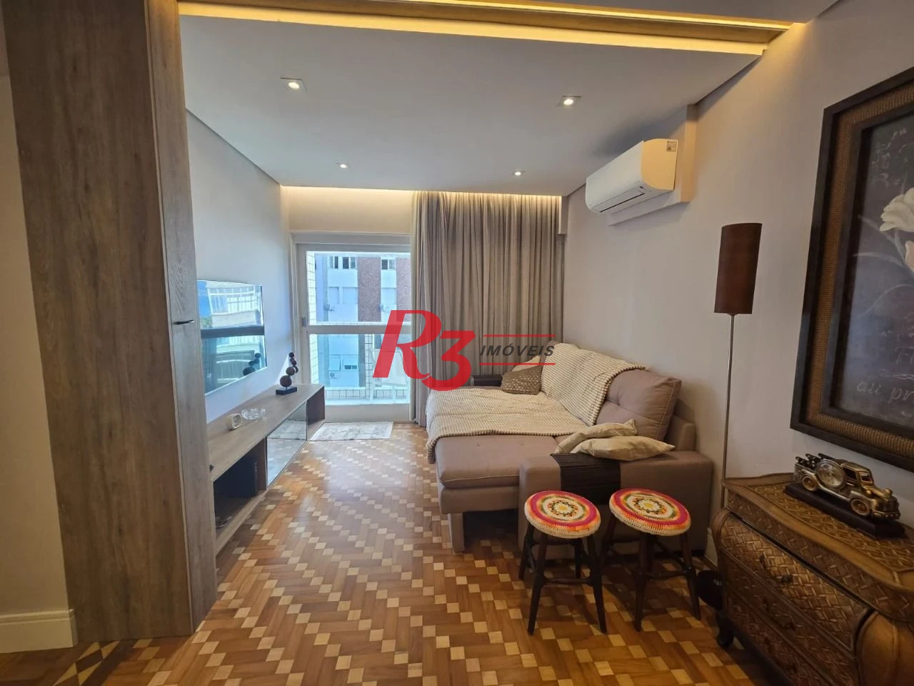 Apartamento com 1 dormitório à venda, 68 m² por R$ 649.000,00 - Boqueirão - Santos/SP
