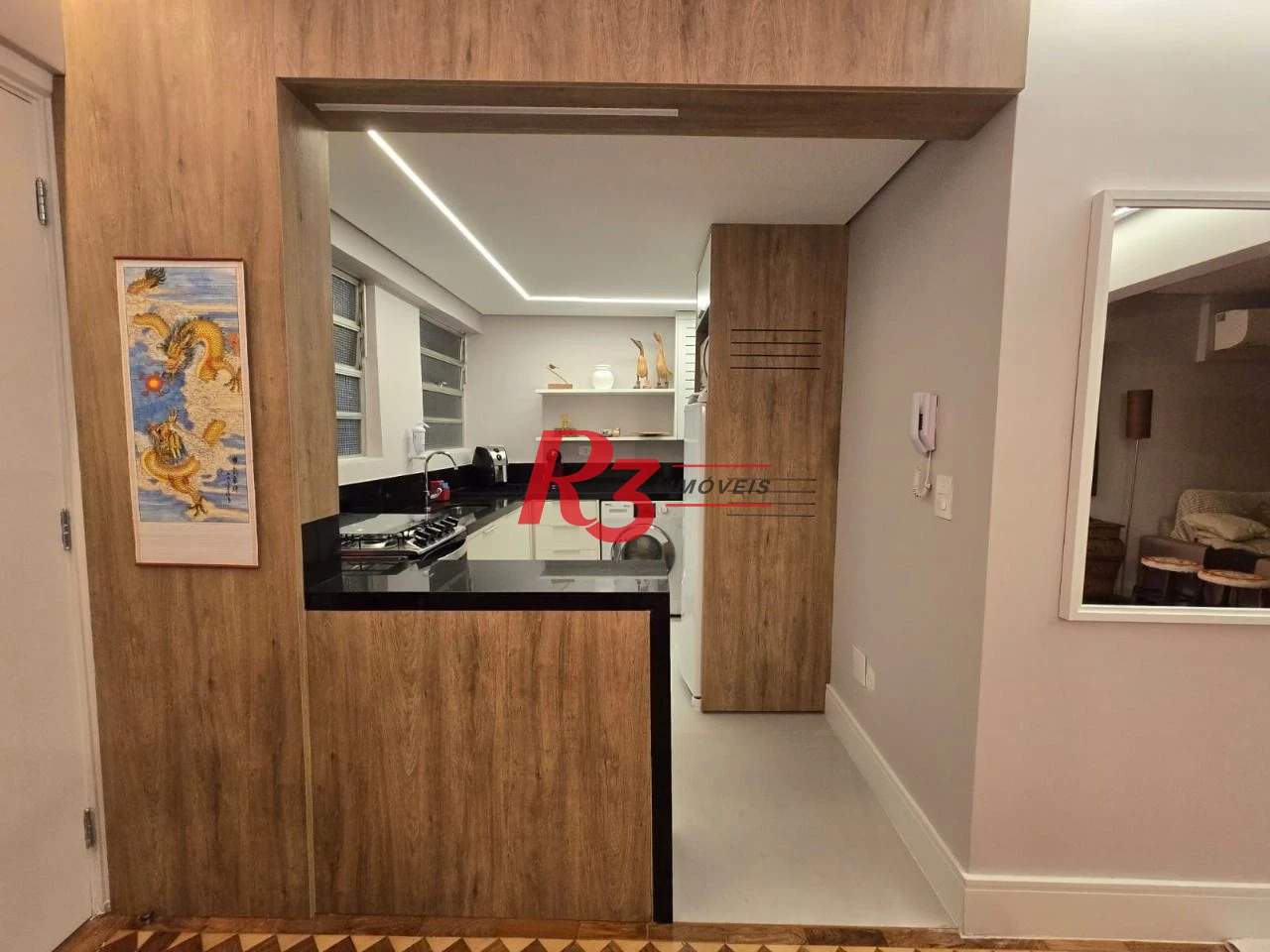 Apartamento com 1 dormitório à venda, 68 m² por R$ 649.000,00 - Boqueirão - Santos/SP