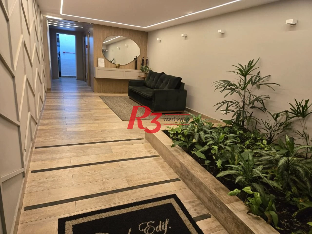 Apartamento com 1 dormitório à venda, 68 m² por R$ 649.000,00 - Boqueirão - Santos/SP