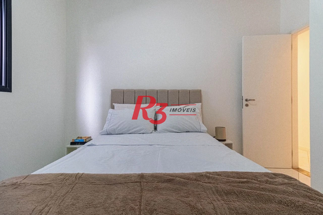 Apartamento com 1 dormitório à venda, 55 m² por R$ 590.000,00 - Pompéia - Santos/SP