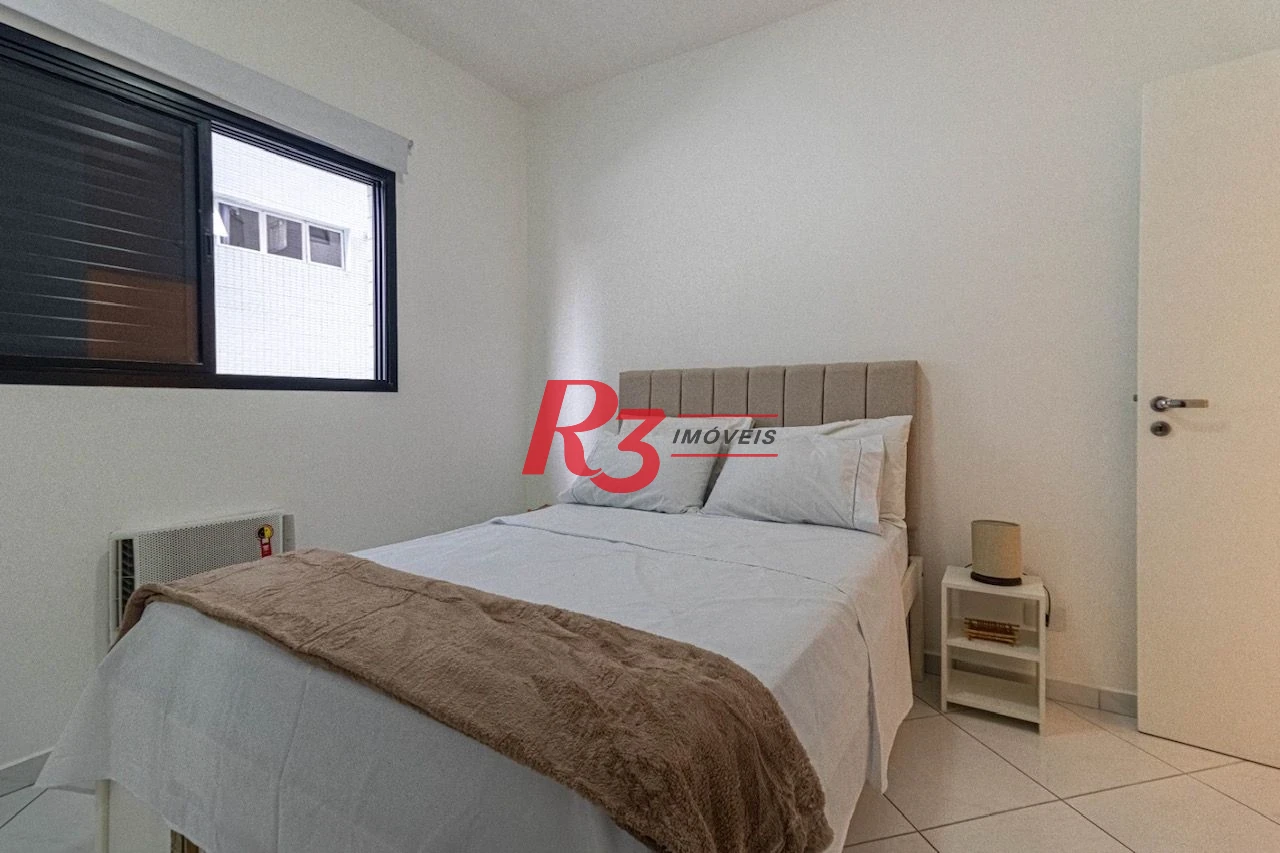 Apartamento com 1 dormitório à venda, 55 m² por R$ 590.000,00 - Pompéia - Santos/SP